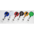 Round Retractable Badge Holder with Metal Clip (24")